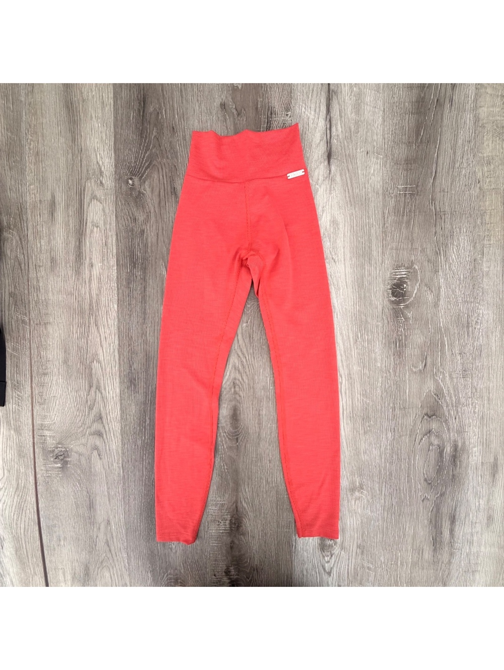Bombshell Sportwear women’s orange ribbed leggings size S